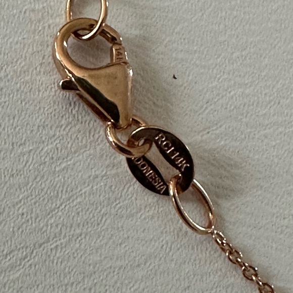 Rose gold 14k necklace from 100 ways - Picture 2 of 3